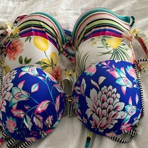 Shade & Shore Bikini tops size 34D